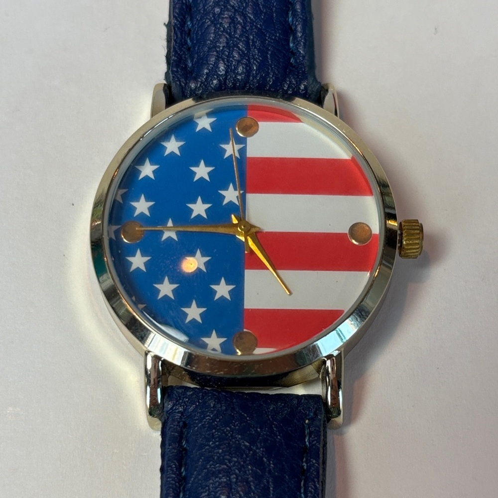 Patriotic American Flag Watch